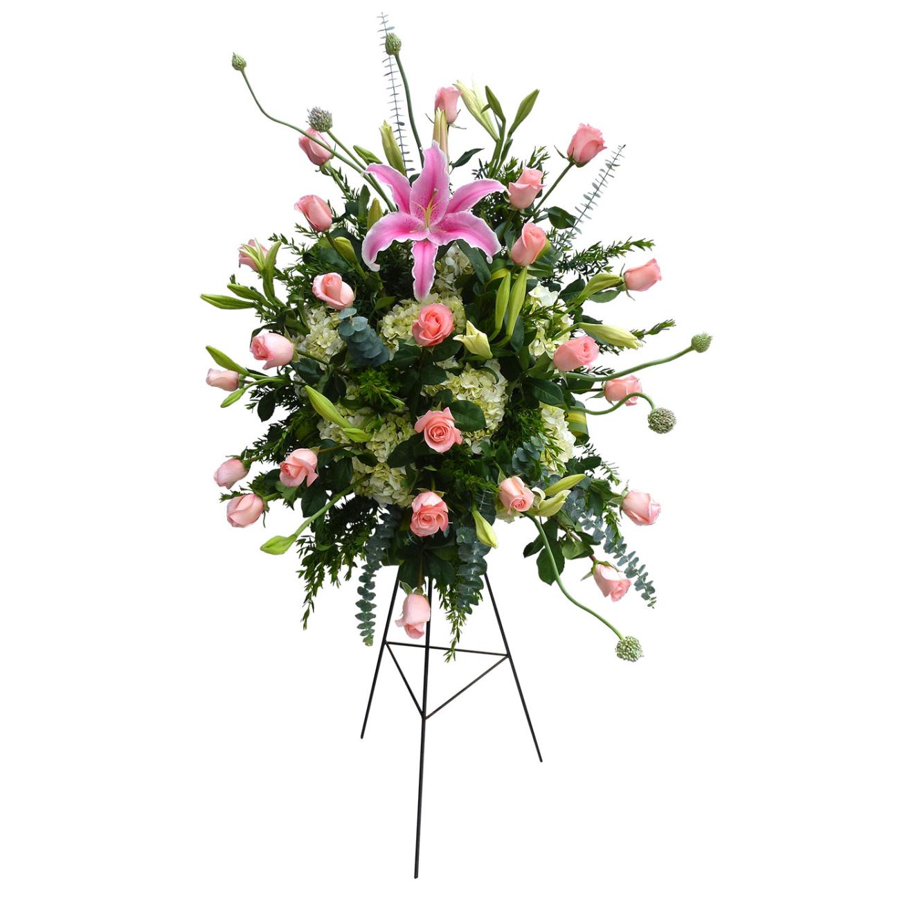 Lagrima de pedestal de rosas